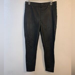 Spank Faux Leather Leggings Size Large Flaw